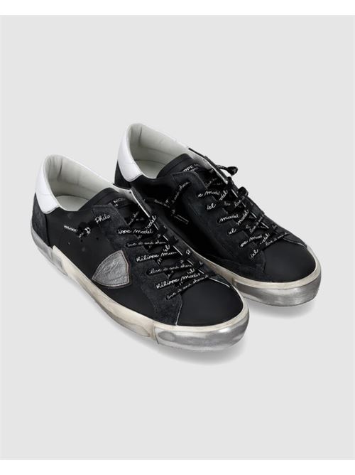 PRSX LOW PHILIPPE MODEL | A11EPRLUMA01MA01 FOXY LAMINE_NOIR ARG